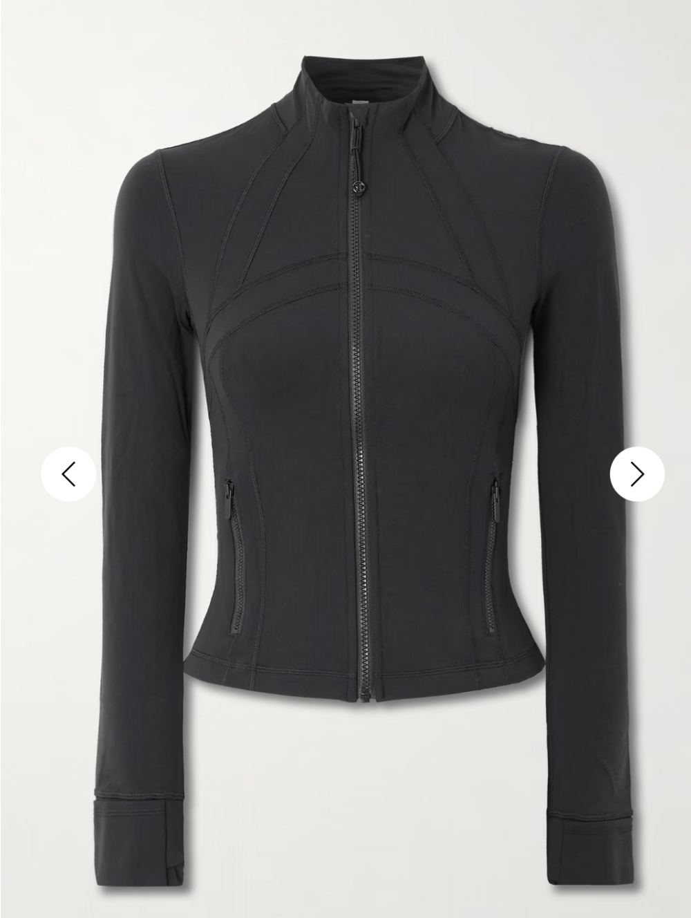 NWT LULULEMON Define cropped Nulu jacket, US 8, Black